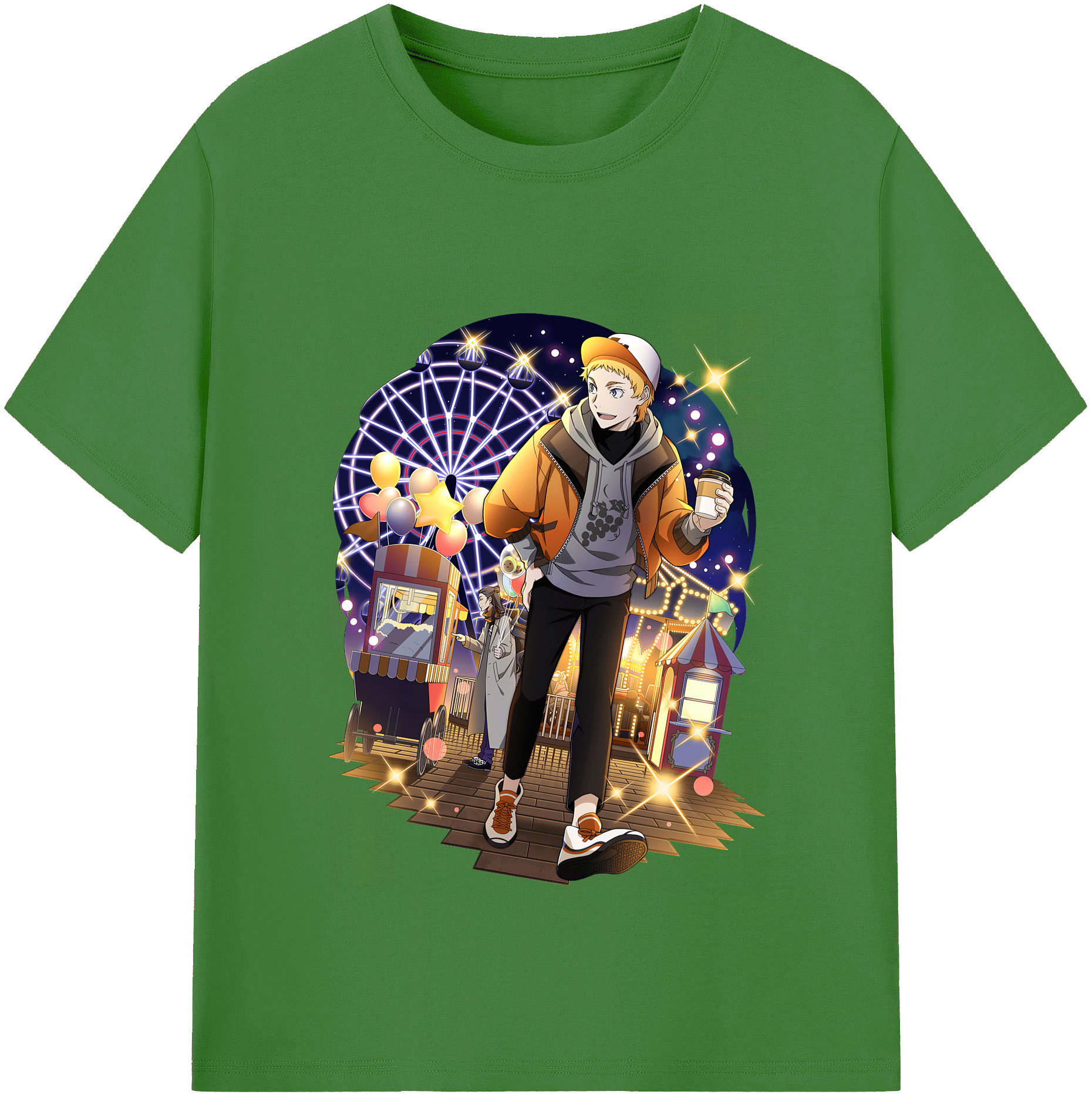 （画像用） 文豪ストレイドッグス Bungo Stray Dogs レディースカジュアルプリントTシャツ（綿100％）